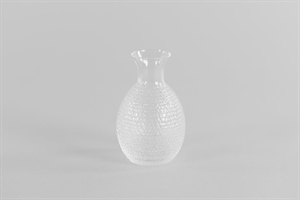 Glasvase, Cou lisse Ø8x H12.5cm, white Glasvase, Cou lisse Ø8x H12.5cm, white