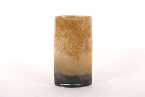 Glasvase, Ombré - L17x 10x H31cm, tricolor beige Glasvase, Ombré - L17x 10x H31cm, tricolor beige