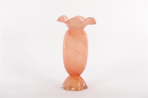 Glasvase, Sweetie mit Kragen - Ø21x H39cm, red Glasvase, Sweetie mit Kragen - Ø21x H39cm, red