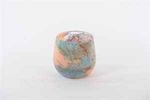 Glasvase, Windlicht Celesti - Ø16.5x H15.4cm, bunt Glasvase, Windlicht Celesti - Ø16.5x H15.4cm, bunt