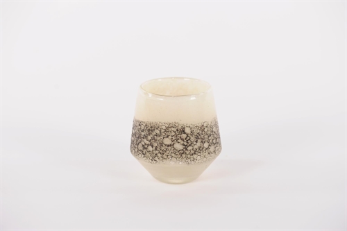 Glasvase, Excitement - Ø8x H8.6cm, cotton Glasvase, Excitement - Ø8x H8.6cm, cotton