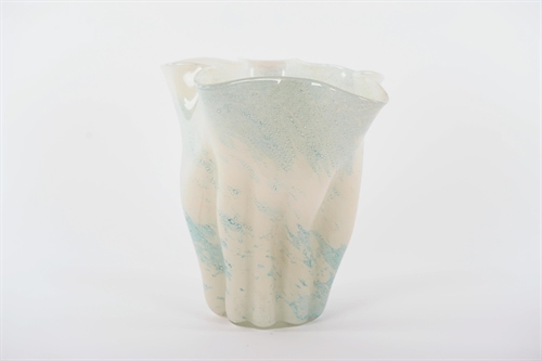 Glasvase, Morning mist - Ø28x H32cm, creme Glasvase, Morning mist - Ø28x H32cm, creme