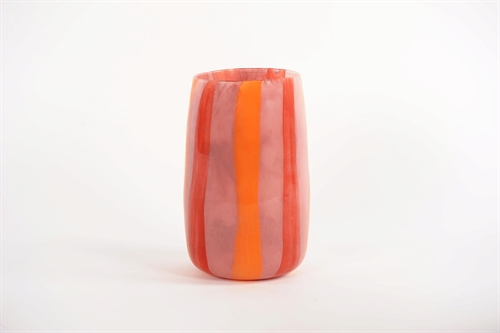 Glasvase, Luna Ø17.3x H27.5cm, rosa Glasvase, Luna Ø17.3x H27.5cm, rosa