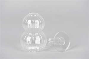 Glasvase, Bulb bottle Ø9x H12.5cm, glas Glasvase, Bulb bottle Ø9x H12.5cm, glas