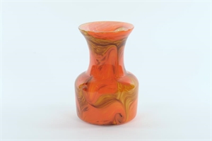 Glasvase, Groovy Ø17x H25cm, terra Glasvase, Groovy Ø17x H25cm, terra