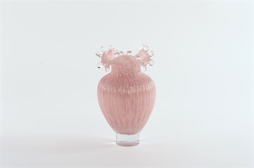 Glasvase, Royalty Ø14x H24.5cm, blush* Glasvase, Royalty Ø14x H24.5cm, blush*