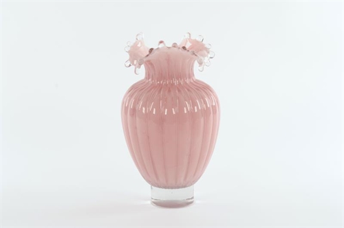 Glasvase, Royalty Ø18.5x H30.5cm, blush* Glasvase, Royalty Ø18.5x H30.5cm, blush*