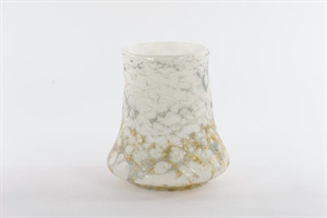 Glasvase, mundgeblasen Ø23x H23cm, geyser* Glasvase, mundgeblasen Ø23x H23cm, geyser*