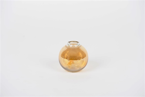Glasvase, Sunglow Ø8x H8cm, gold Glasvase, Sunglow Ø8x H8cm, gold