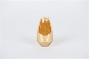 Glasvase, Sunglow Ø7x H13cm, gold Glasvase, Sunglow Ø7x H13cm, gold