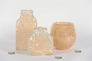 Glasvase, Schiuma di mare - L20x 9x H21.5cm, gold* Glasvase, Schiuma di mare - L20x 9x H21.5cm, gold*