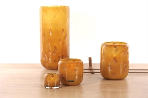 Glasvase, Harvest - Ø20.5x H41.5cm, gold Glasvase, Harvest - Ø20.5x H41.5cm, gold