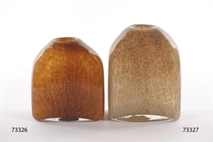 Glasvase, Dusky - L15x 9x H20.5cm, braungold Glasvase, Dusky - L15x 9x H20.5cm, braungold