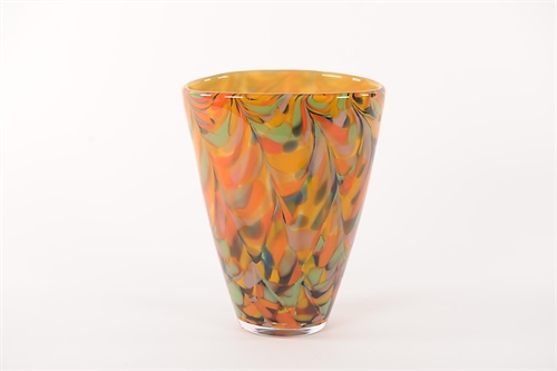 Glasvase, Funky Fleur L19x 14x H25cm, disco orange Glasvase, Funky Fleur L19x 14x H25cm, disco orange