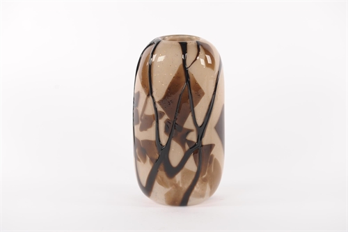 Glasvase, Kobicha L17x 12x H33cm, braun Glasvase, Kobicha L17x 12x H33cm, braun