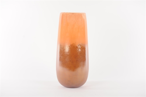 Glasvase, Tangerine Ø19.6x H44.2cm, sunset Glasvase, Tangerine Ø19.6x H44.2cm, sunset