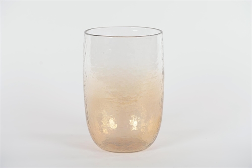 Glasvase, Golden day Ø18 xH28cm, gold/klar Glasvase, Golden day Ø18 xH28cm, gold/klar