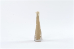 Glasvase, Gerro Ø7,4x H24.8cm, beige Glasvase, Gerro Ø7,4x H24.8cm, beige