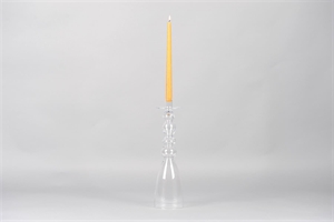 Kerzenständer, Ritzy Ø11x H40cm, klar Kerzenständer, Ritzy Ø11x H40cm, klar