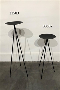 Ständer metall, H70cm (f. Windlicht), schwarz Ständer metall, H70cm (f. Windlicht), schwarz