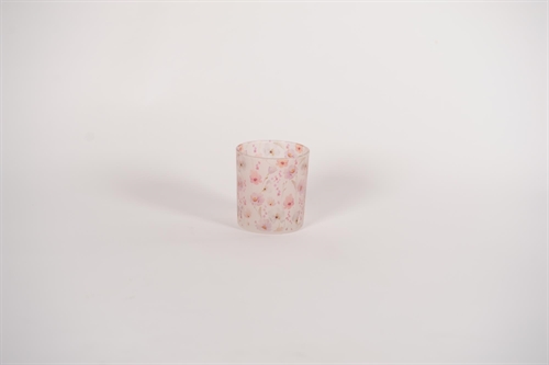 Votiv, Printemps - Ø7.3x H8cm, pink poppy Votiv, Printemps - Ø7.3x H8cm, pink poppy