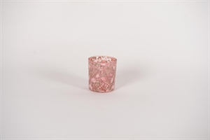 Votiv, Printemps - Ø7.3x H8cm, roses Votiv, Printemps - Ø7.3x H8cm, roses