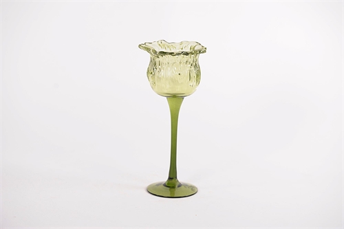 Teelichthalter, Floral light - Ø10x H22.5cm, grün Teelichthalter, Floral light - Ø10x H22.5cm, grün