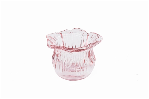 Teelichthalter, Floral light - Ø10.5x H7.5cm, pink Teelichthalter, Floral light - Ø10.5x H7.5cm, pink