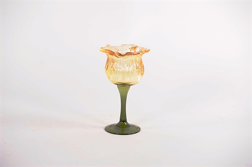 Teelichthalter, Floral light - Ø10x H17.5cm, gelb Teelichthalter, Floral light - Ø10x H17.5cm, gelb