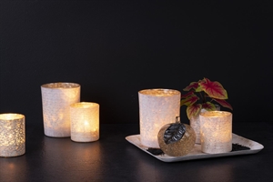 Schale, Alu Roughcast L19x 19x H2cm, weiss Schale, Alu Roughcast L19x 19x H2cm, weiss