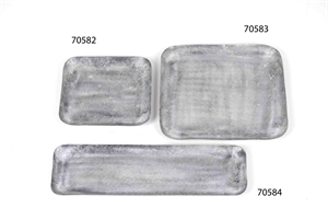 Aluschale, Brindle L19x 19x H2cm, schwarz Aluschale, Brindle L19x 19x H2cm, schwarz