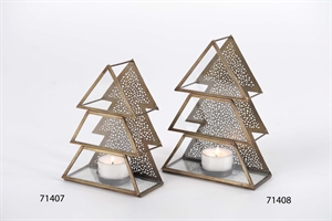 Kz-Ständer, Tannenbaum L10x 5x H15cm, aged antik Kz-Ständer, Tannenbaum L10x 5x H15cm, aged antik