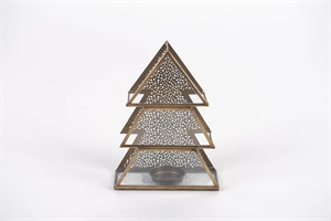 Kz-Ständer, Tannenbaum L13x 5x H17cm, aged antik Kz-Ständer, Tannenbaum L13x 5x H17cm, aged antik