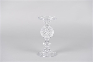 Kerzenständer, Geodesic Ø11.5x H23.5cm, glas Kerzenständer, Geodesic Ø11.5x H23.5cm, glas