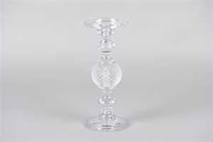 Kerzenständer, Geodesic Ø11.5x H29cm, glas Kerzenständer, Geodesic Ø11.5x H29cm, glas