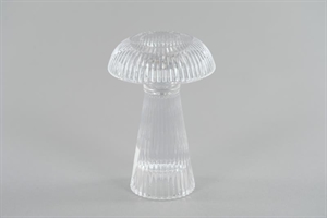 Kerzenständer, Ruffles cap Ø10.1x H15cm, klar Kerzenständer, Ruffles cap Ø10.1x H15cm, klar