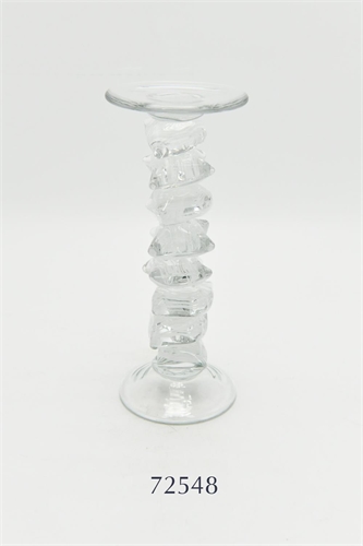 Kerzenständer, Glassrock Ø11.5x H28.5cm, klar* Kerzenständer, Glassrock Ø11.5x H28.5cm, klar*