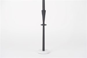 Kerzenständer, Marmorfuss Ø10x H38cm, black Kerzenständer, Marmorfuss Ø10x H38cm, black