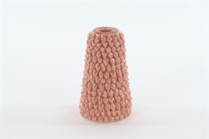 Kerzenhalter, Knobby Ø8x H13cm, coral Kerzenhalter, Knobby Ø8x H13cm, coral