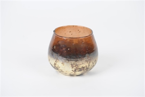 Votiv, Glas Tan Ø12x H10cm, bräunlich Votiv, Glas Tan Ø12x H10cm, bräunlich