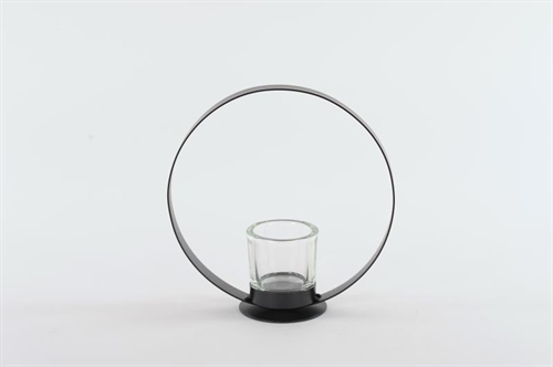 Glashalter, L20x 8x H20cm - Zirkel, black Glashalter, L20x 8x H20cm - Zirkel, black