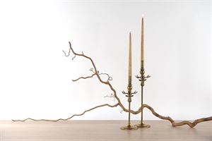 Kerzenhalter, Caribou - Alu Ø11x H35.5cm, old gold Kerzenhalter, Caribou - Alu Ø11x H35.5cm, old gold