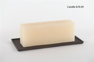 Platte, Antico - Alu L40x 19x H1cm, schwarz Platte, Antico - Alu L40x 19x H1cm, schwarz