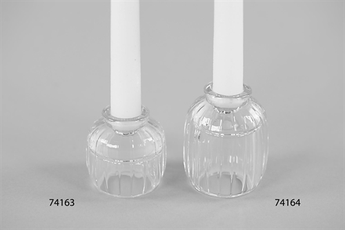 Kerzenständer, Versaglow Ø6x H6cm, glas Kerzenständer, Versaglow Ø6x H6cm, glas