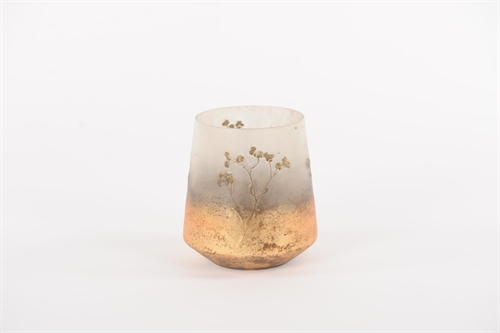 Windlicht, Outglow - Ø15x H15cm, kupfer Windlicht, Outglow - Ø15x H15cm, kupfer