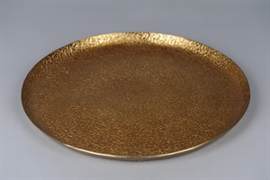 Schale, Alu rund gehämmert Ø45 H3.5cm, Schale, Alu rund gehämmert Ø45 H3.5cm,