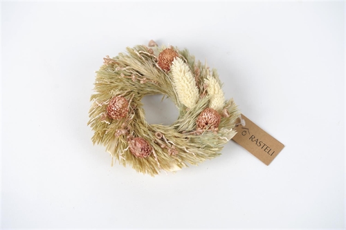 Zier-Kranz, Frost Ø12cm, natural pink Zier-Kranz, Frost Ø12cm, natural pink