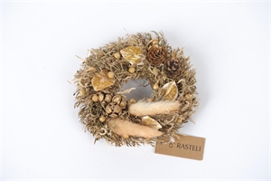 Zier-Kranz, Festive Exotics, Ø12cm, gold Zier-Kranz, Festive Exotics, Ø12cm, gold