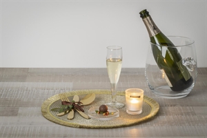 Placemat, Glitz rund 38cm, gold Placemat, Glitz rund 38cm, gold