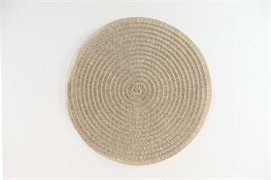 Placemat, Wicker circle rund 38cm, cappucino Placemat, Wicker circle rund 38cm, cappucino